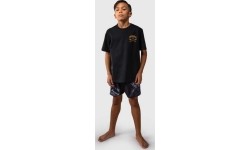 Venum Wolf Atak Kids T-Shirt - Black/Grey