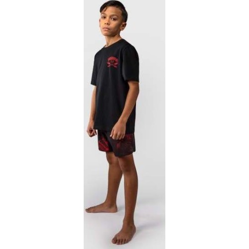 Venum Wolf Atak Kids T-Shirt - Black/Red