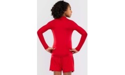 Venum Contender Kids Rashguards Long Sleeves - Cherry Red