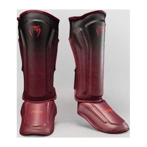 Venum Spectre Shin Guards - Black/Red