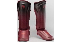 Venum Spectre Shin Guards - Black/Red