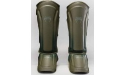 Venum Stealth Shin Guards - Khaki/Dark Green