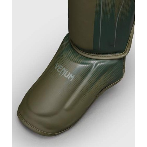 Venum Stealth Shin Guards - Khaki/Dark Green
