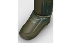 Venum Stealth Shin Guards - Khaki/Dark Green