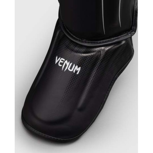 Venum Stealth Shin Guards - Black/White