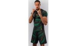 Venum Matupa Short Sleeve Rashguard - Black/Green/Gold