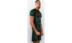 Venum Matupa Short Sleeve Rashguard - Black/Green/Gold