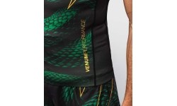 Venum Matupa Short Sleeve Rashguard - Black/Green/Gold