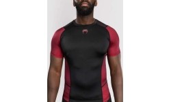 Venum x Assassin’s Creed Shadows Men’s Short Sleeve Rashguard - Burgundy/Black