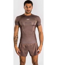 Venum No Gi Rashguards - Chocolate Brown