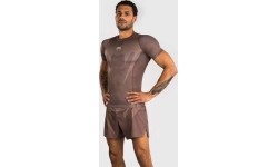 Venum No Gi Rashguards - Chocolate Brown