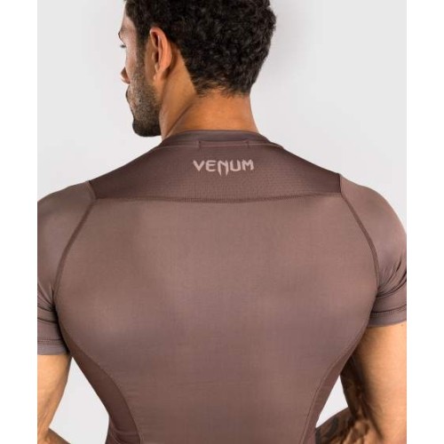 Venum No Gi Rashguards - Chocolate Brown