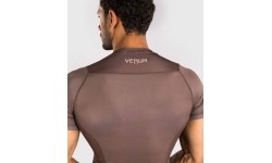 Venum No Gi Rashguards - Chocolate Brown