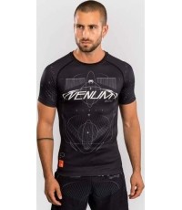 Venum Eclipse Short Sleeve Rashguard - Black/Ivory