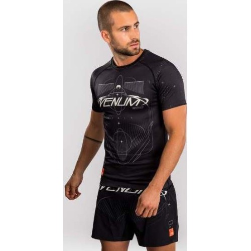 Venum Eclipse Short Sleeve Rashguard - Black/Ivory