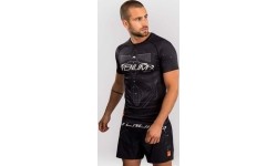 Venum Eclipse Short Sleeve Rashguard - Black/Ivory