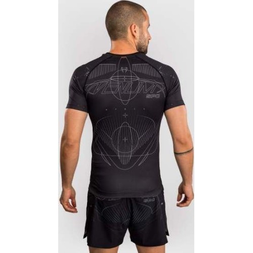 Venum Eclipse Short Sleeve Rashguard - Black/Ivory