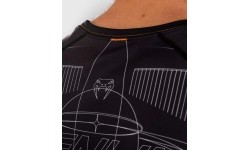 Venum Eclipse Short Sleeve Rashguard - Black/Ivory
