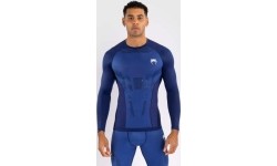 Venum Technical 3.0 Long Sleeve Rashguard - Night Blue