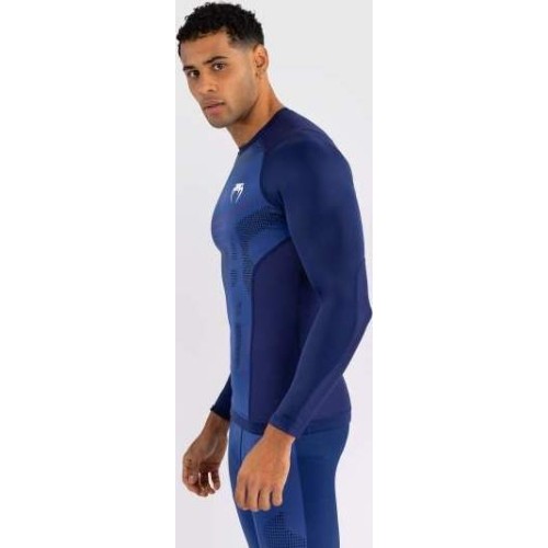 Venum Technical 3.0 Long Sleeve Rashguard - Night Blue