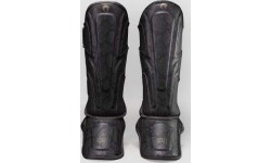 Venum Impact Evo Scales Shin Guards - Dark Grey