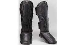 Venum Impact Evo Scales Shin Guards - Dark Grey