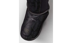 Venum Impact Evo Scales Shin Guards - Dark Grey