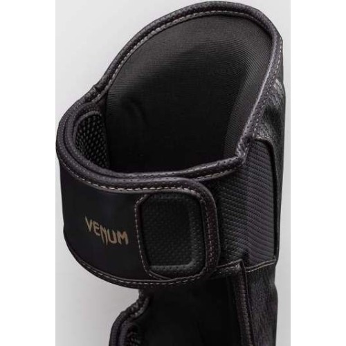 Venum Impact Evo Scales Shin Guards - Dark Grey