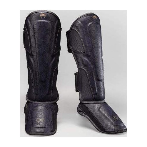 Venum Impact Evo Scales Shin Guards - Dark Purple