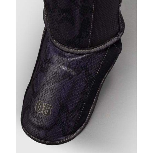 Venum Impact Evo Scales Shin Guards - Dark Purple