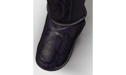 Venum Impact Evo Scales Shin Guards - Dark Purple