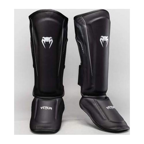 Venum Streamline Shin Guards - Black/White