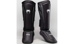Venum Streamline Shin Guards - Black/White