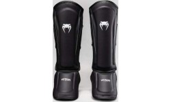 Venum Streamline Shin Guards - Black/White