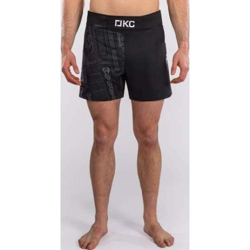 Karate Combat by Venum Fight Shorts - Black/Grey