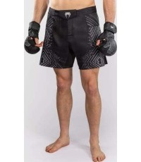 Venum Midnight Fury Fightshorts - Black/Grey/Silver