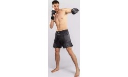 Venum Midnight Fury Fightshorts - Black/Grey/Silver