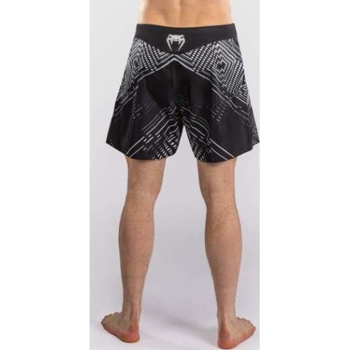 Venum Midnight Fury Fightshorts - Black/Grey/Silver