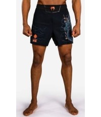 Venum Thunder Dragon Fightshorts - Black/Grey/Copper