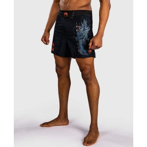 Venum Thunder Dragon Fightshorts - Black/Grey/Copper