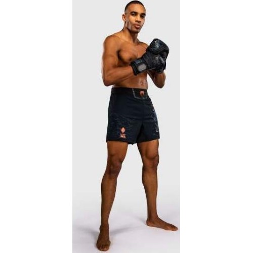 Venum Thunder Dragon Fightshorts - Black/Grey/Copper