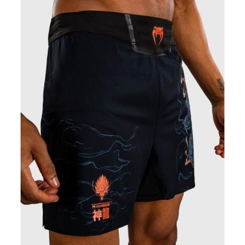 Venum Thunder Dragon Fightshorts - Black/Grey/Copper