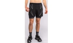 Venum Midnight Fury Training Shorts - Black/Grey/Silver