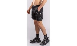 Venum Midnight Fury Training Shorts - Black/Grey/Silver