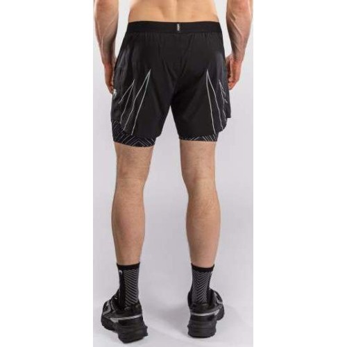 Venum Midnight Fury Training Shorts - Black/Grey/Silver