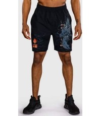 Venum Thunder Dragon Training Shorts - Black/Grey/Copper