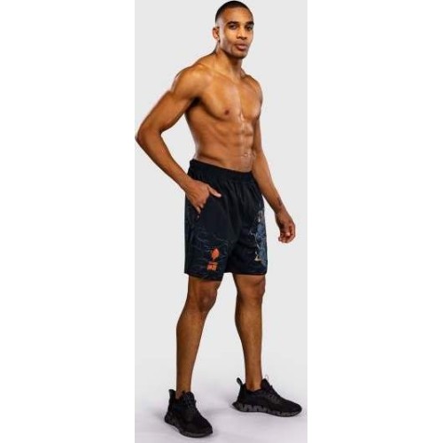 Venum Thunder Dragon Training Shorts - Black/Grey/Copper
