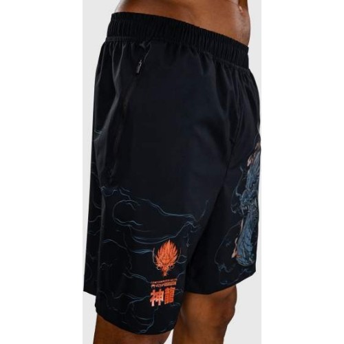 Venum Thunder Dragon Training Shorts - Black/Grey/Copper