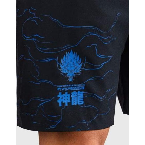 Venum Thunder Dragon Training Shorts - Black/Royal Blue