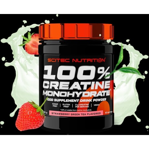 Scitec 100% Creatine Monohydrate 300 g. (su skoniu)